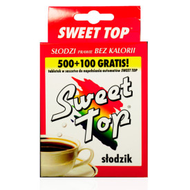 Słodzik stołowy Sweet Top 500 tabletek SASZETKA+100szt gratis